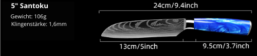 5" Santoku Knife Jushi