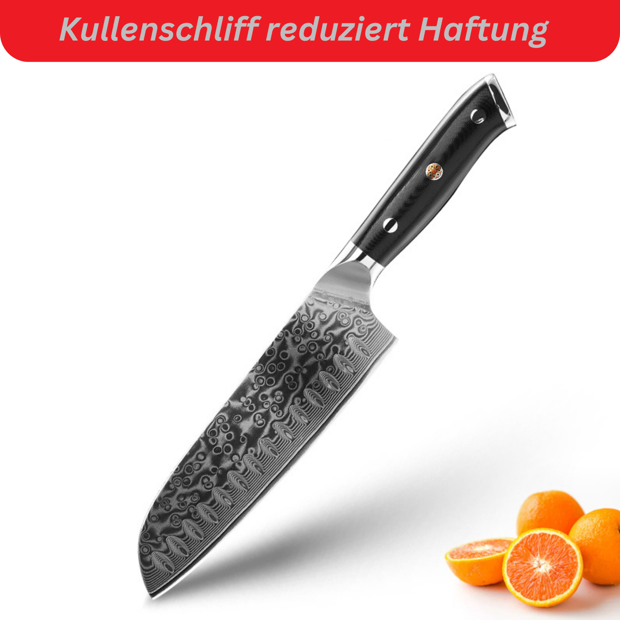Profi Damast Santoku Puro (Alleskönner) 17,5cm