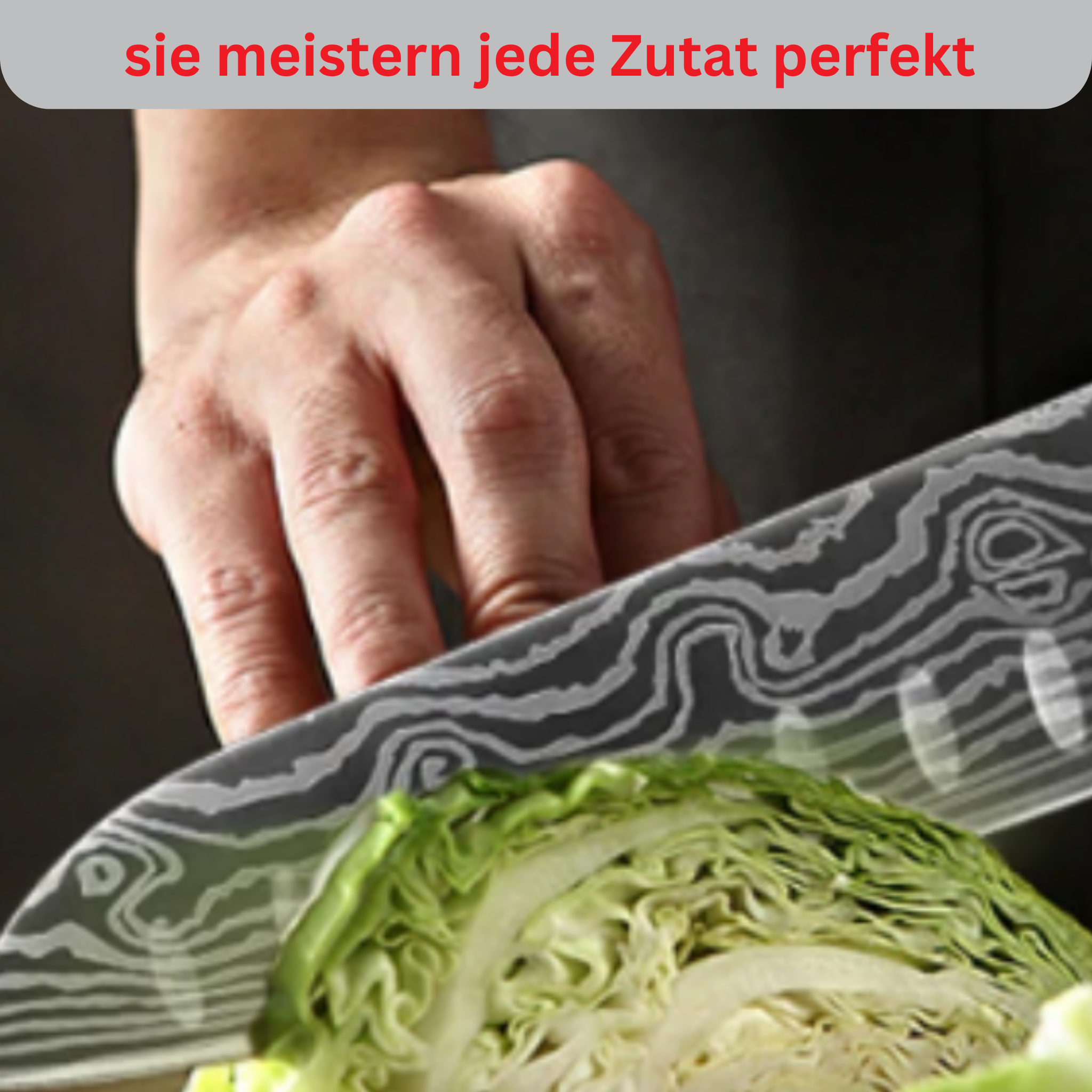 6-piece Asian chef's knife set Mokuzai