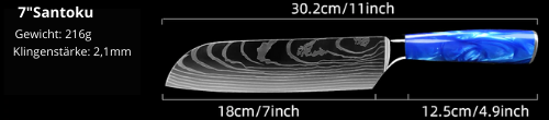 7" Santoku Knife Jushi