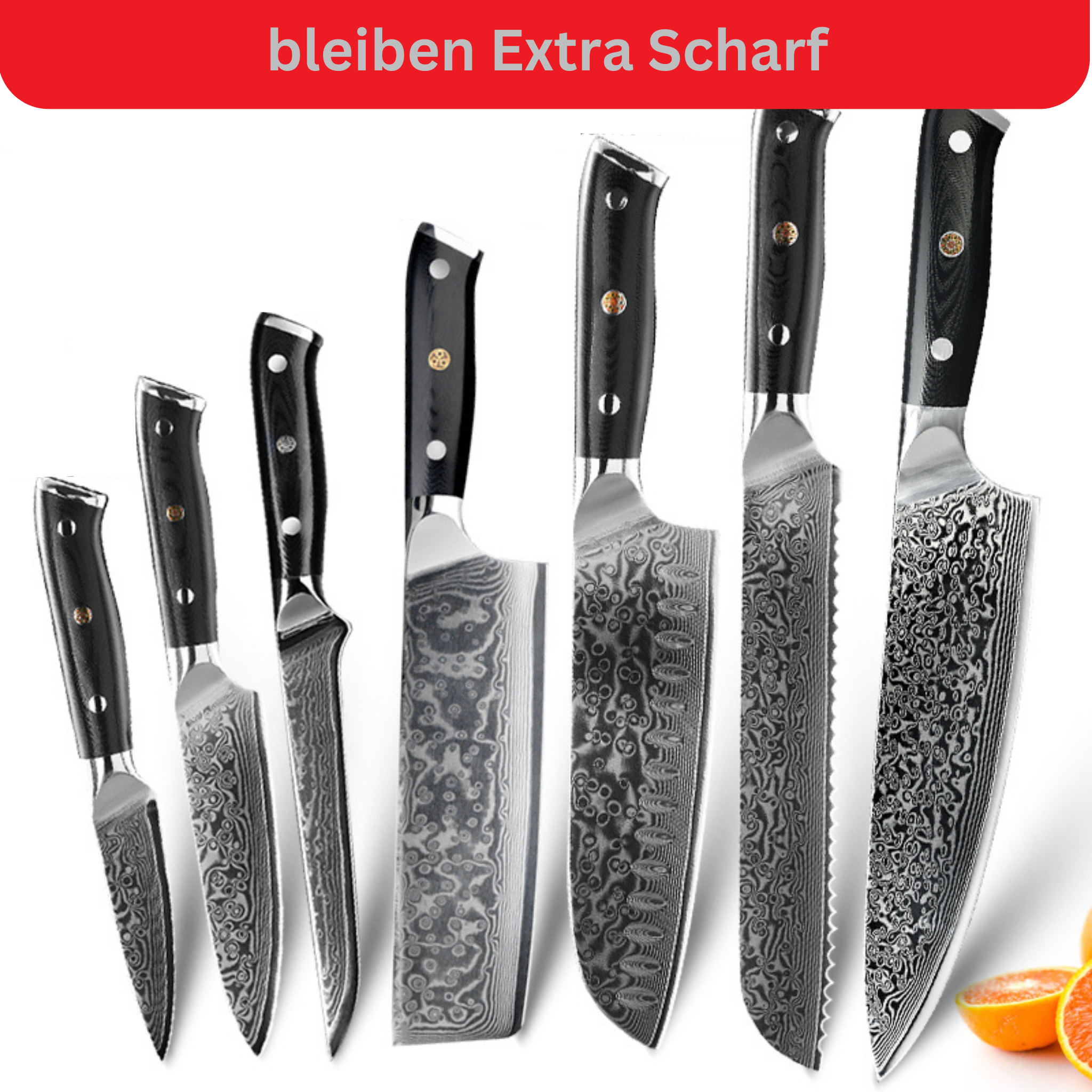 Professional 7-piece damask msserset Puro