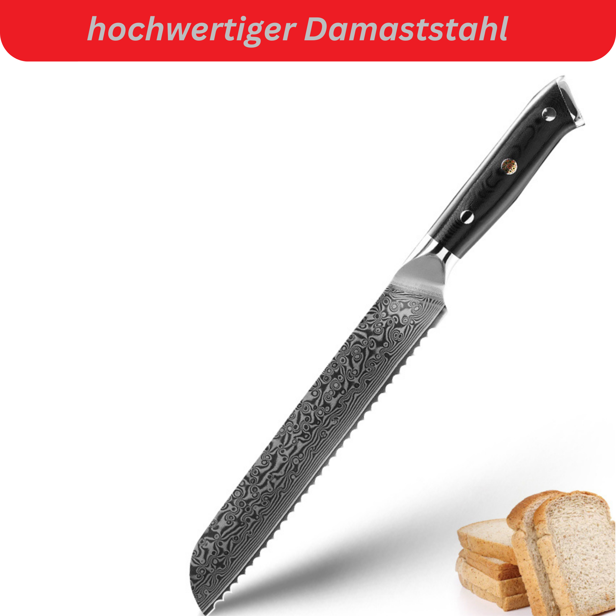 Professional 8 "Bread Damast Knife Puro (bread knife)