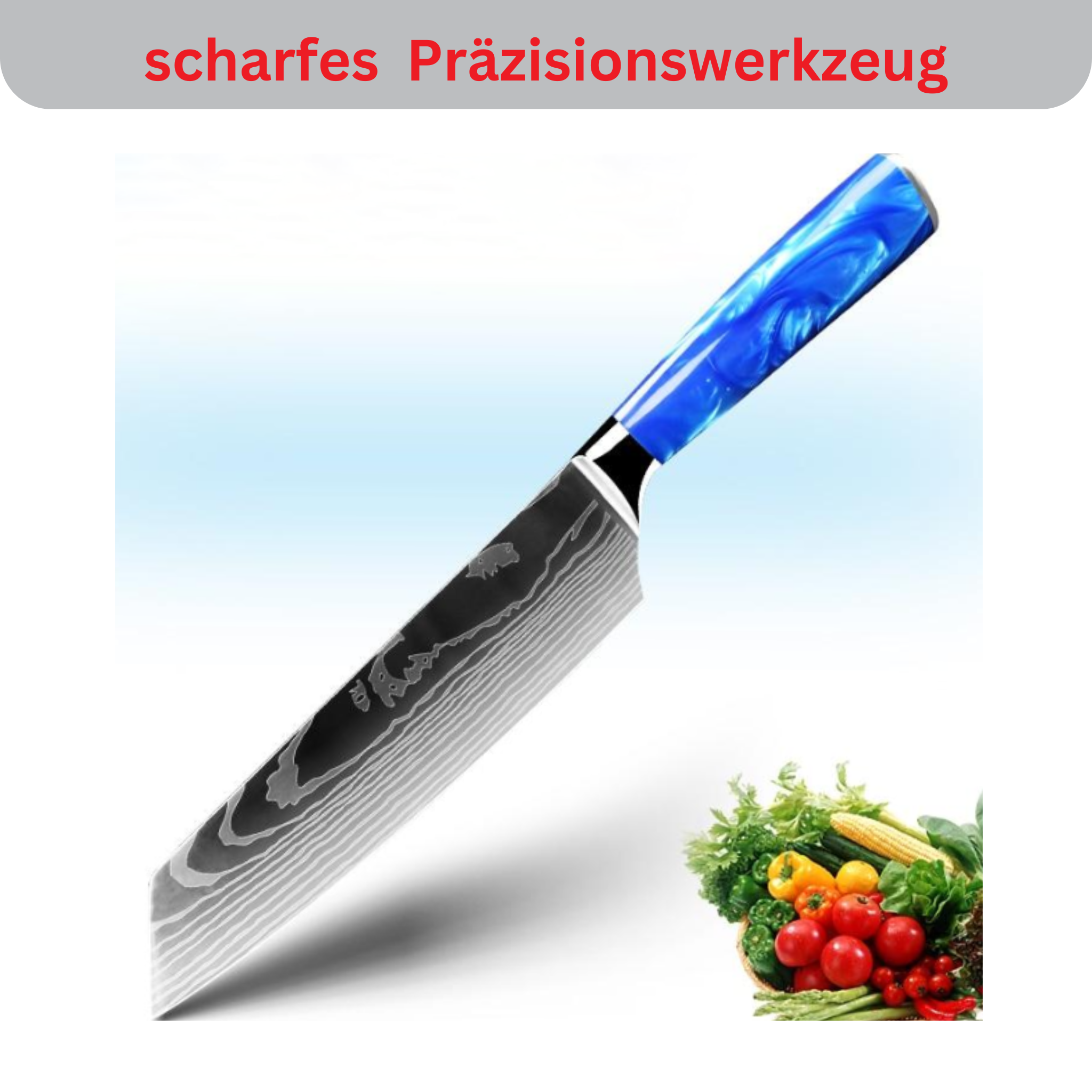 10 Pieces Asian Kitchen Knife Set Jushi