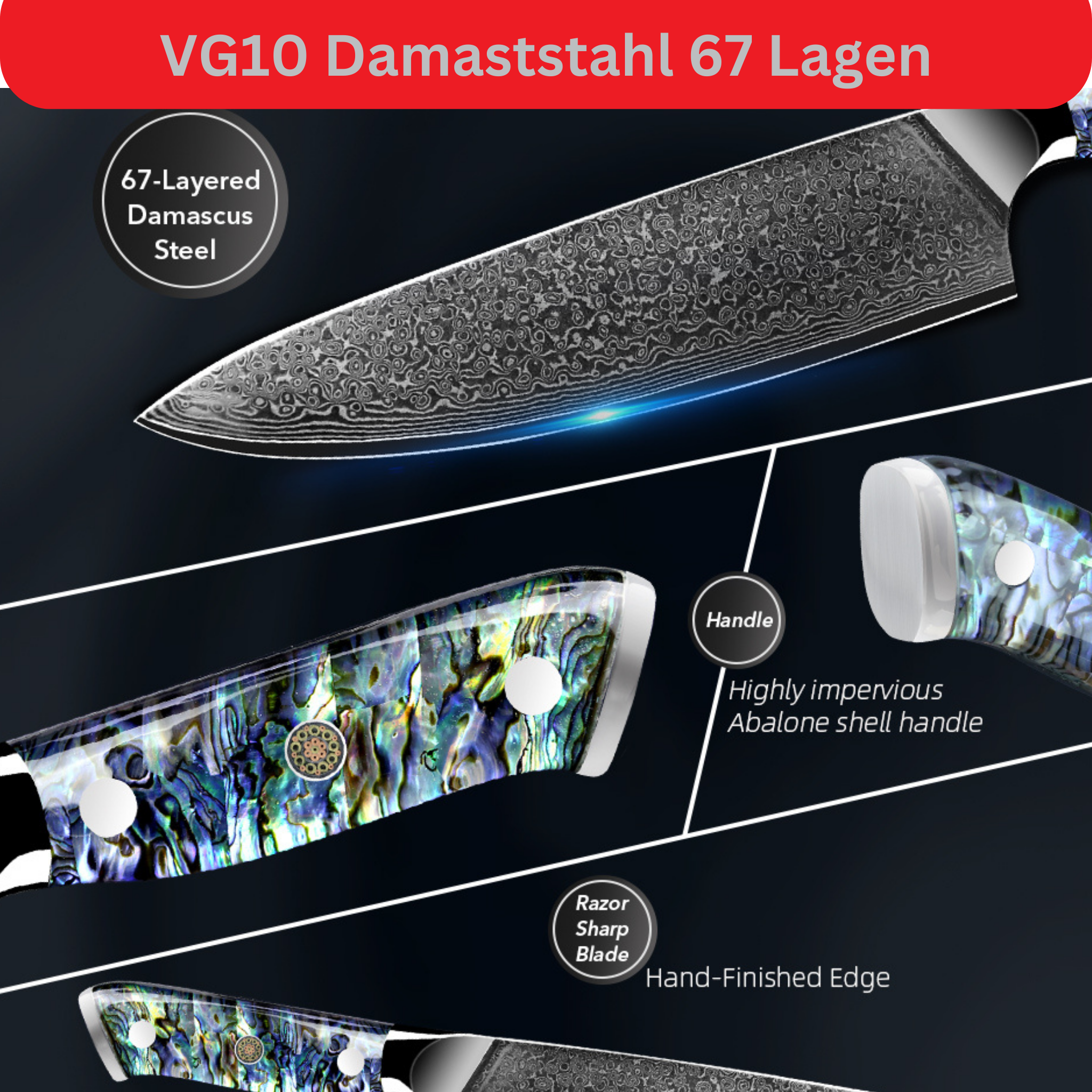 7 "luxury santoku damask knife awabi (jack-of-all-trades)