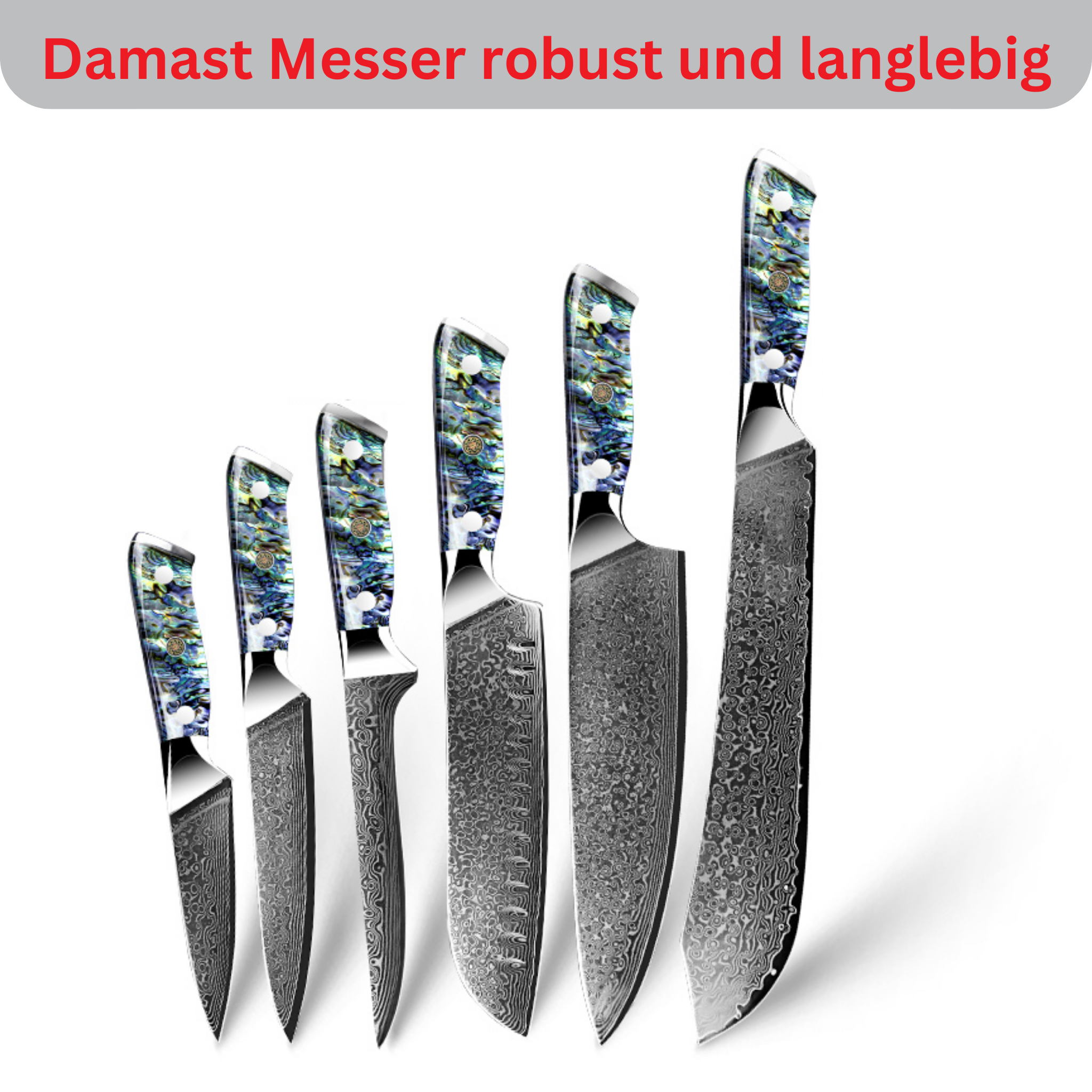 6 piece luxury damask set Awabi