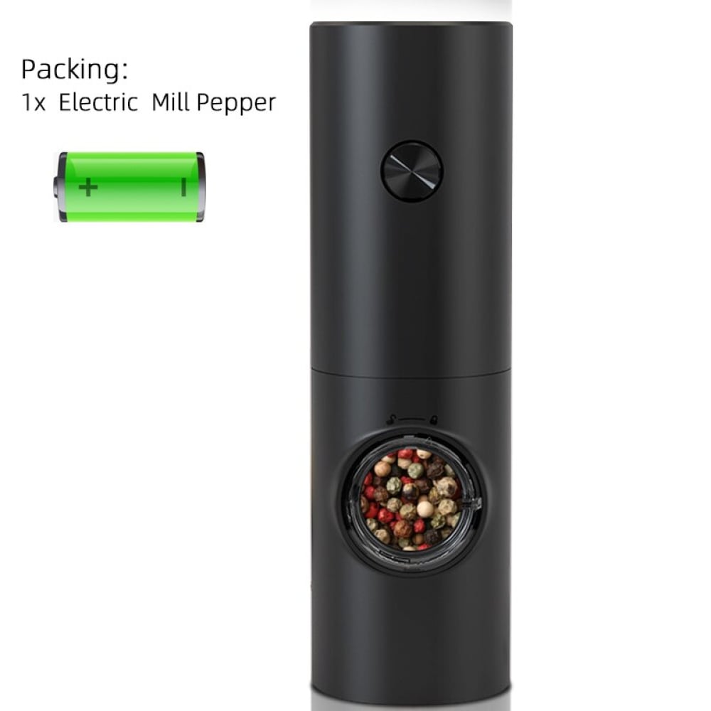 Elektrische Pfeffer-Gewürzmühle mit LED-Beleuchtung -