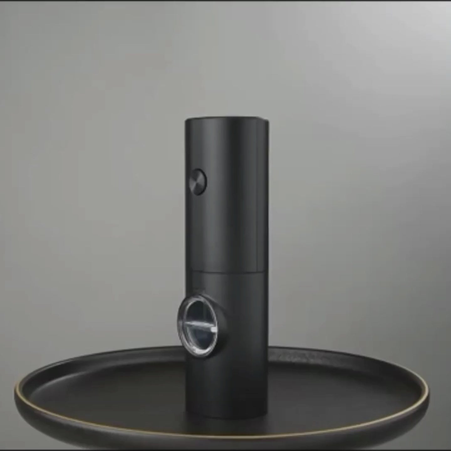 Electric pepper spice mill with LED lighting
