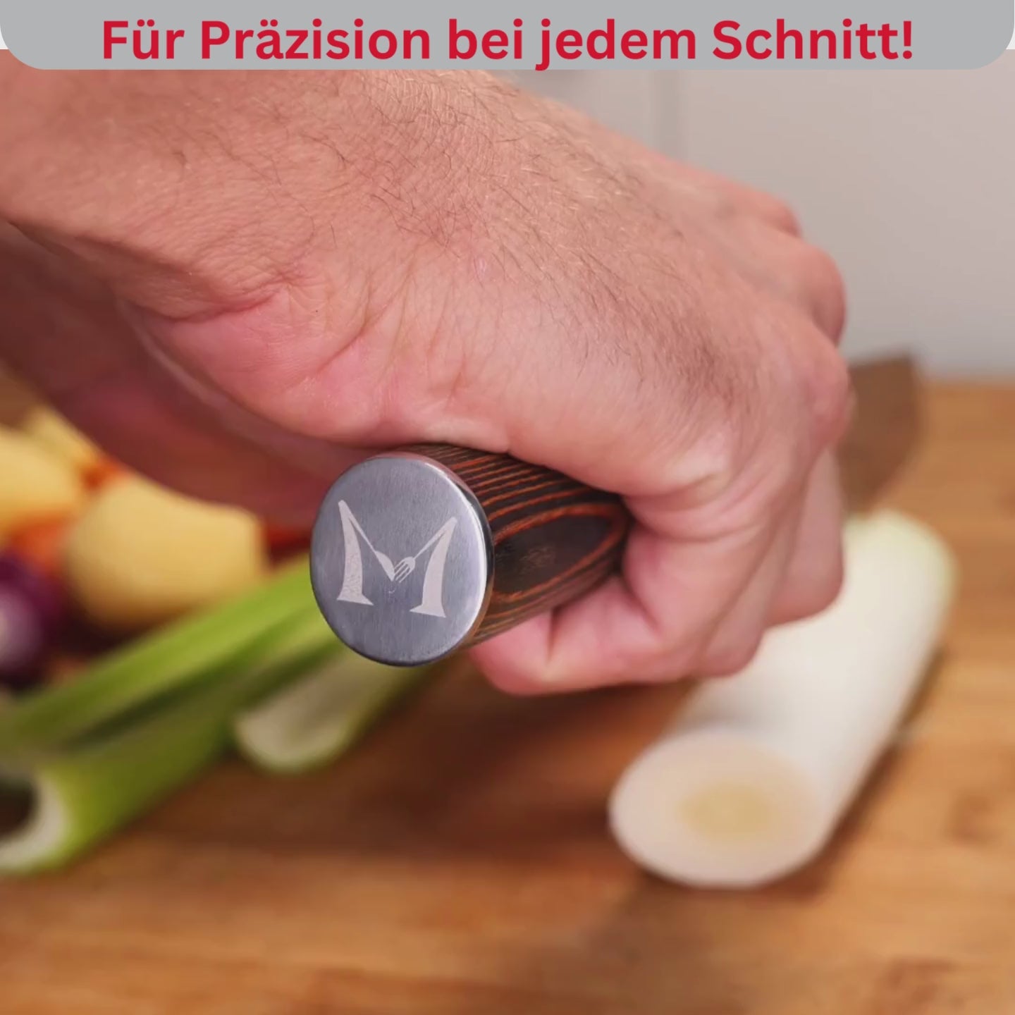 Asiatisches Set Mokuzai Fleischmesser 3tlg.
