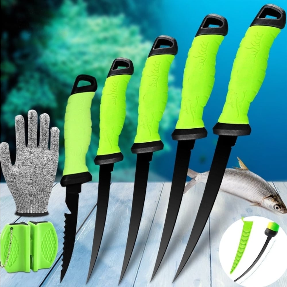 Superflex Filetiermesser Set mit Schärfer Firenaifu