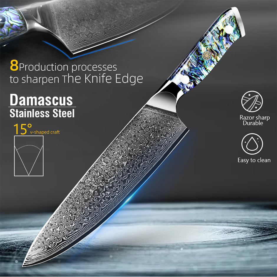 Prusseiton DAMAST Messer