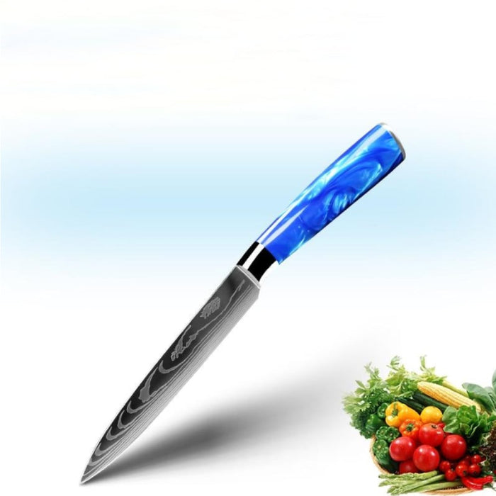 Jushi Universalmesser mit blauem Griff