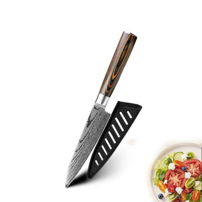 Mokuzai Universalmesser mit braunem Griff