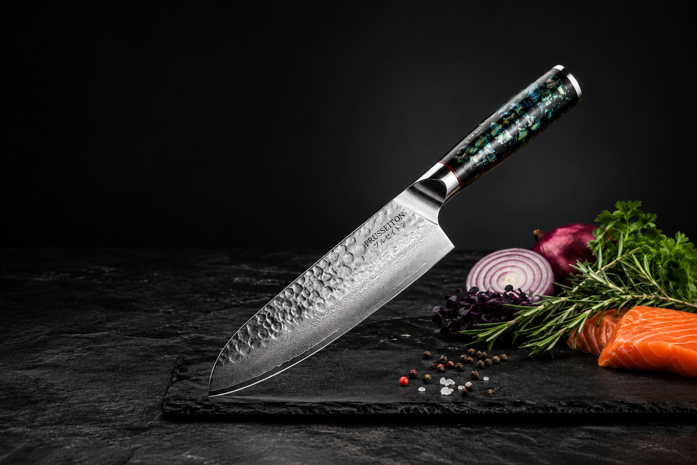 Santoku-Messer für präzise Schnitte