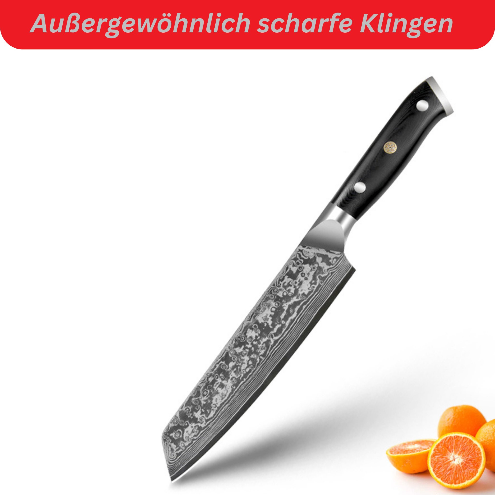 Professional 8 "Kiritsuke Damask Knife Puro (Vegetable Knife)