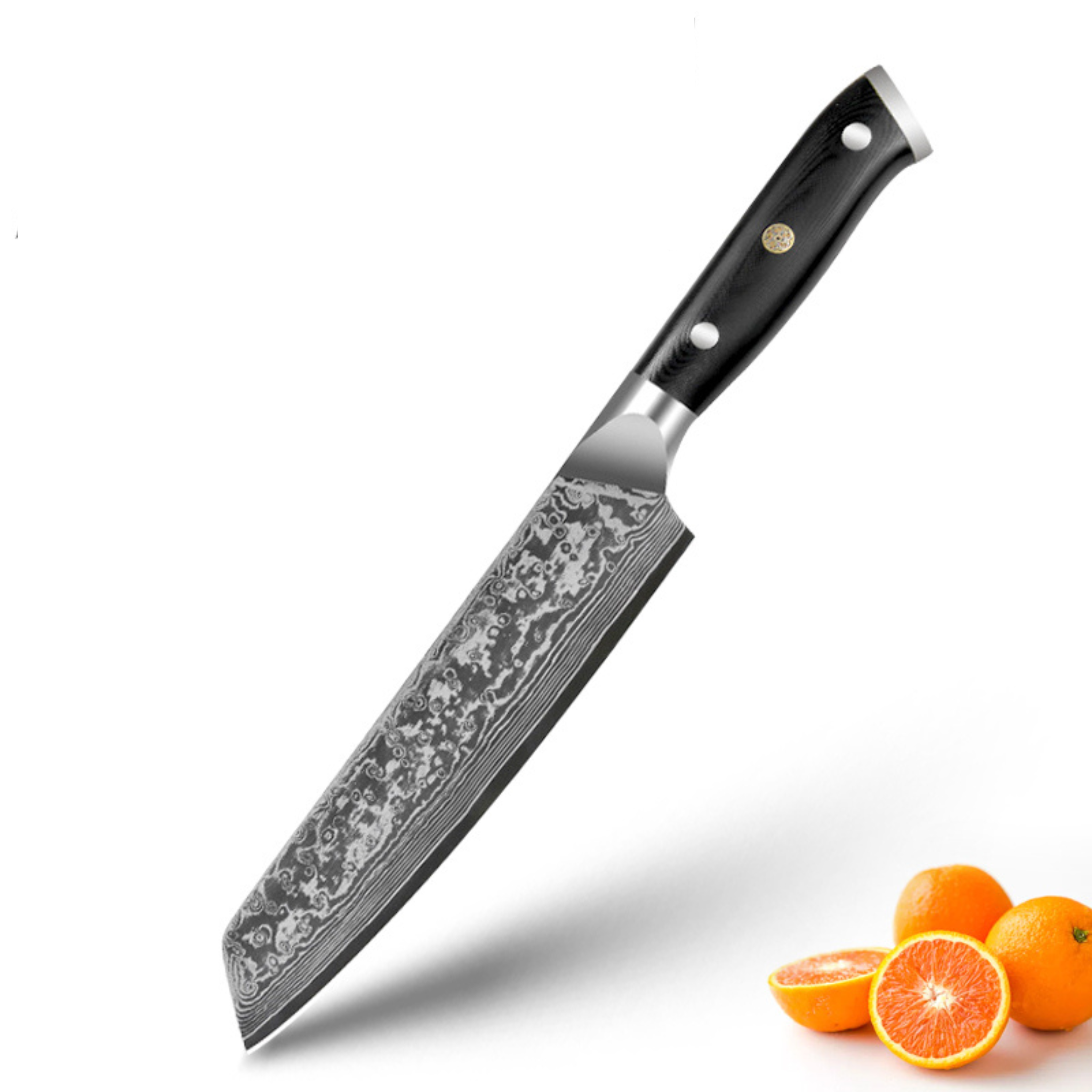 Professionelles 8" Kiritsuke Damast Messer Puro (Gemüsemesser)