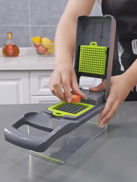 Multi cut 8-in-1 vegetable cutter and slicer